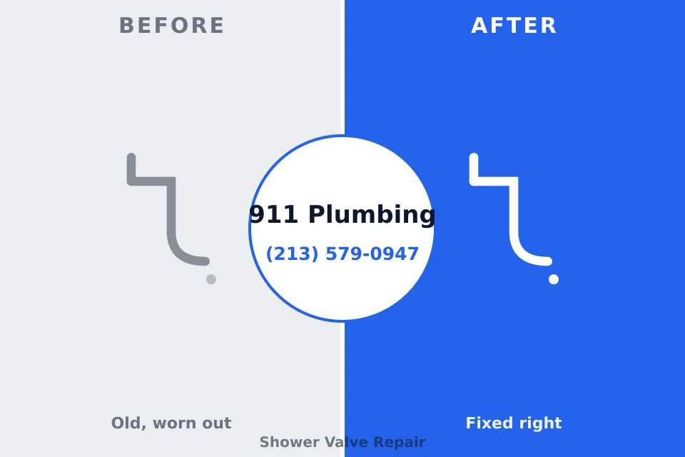 Before and after: plumbing repair Delta Junction, AK